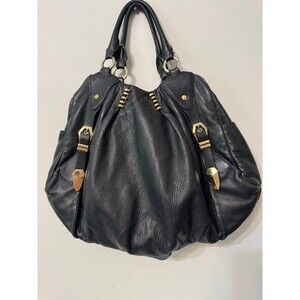 ORYANY LARGE PEBBLED LEATHER  HOBO TOTE  rare find 20x14